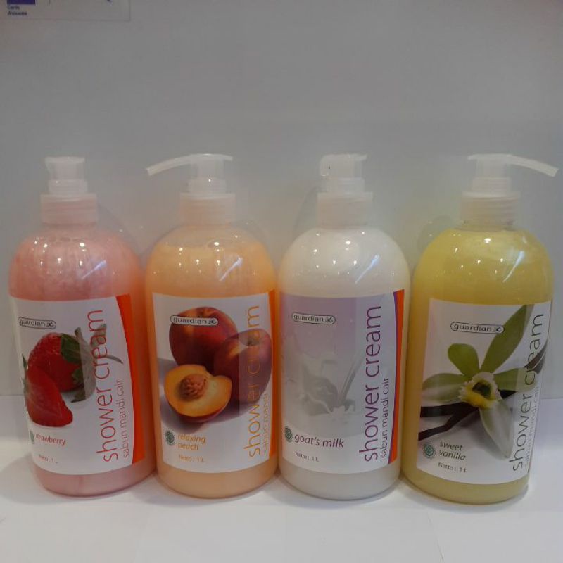 Guardian Shower Cream 1 L (Sabun Mandi Guardian) TERMURAH