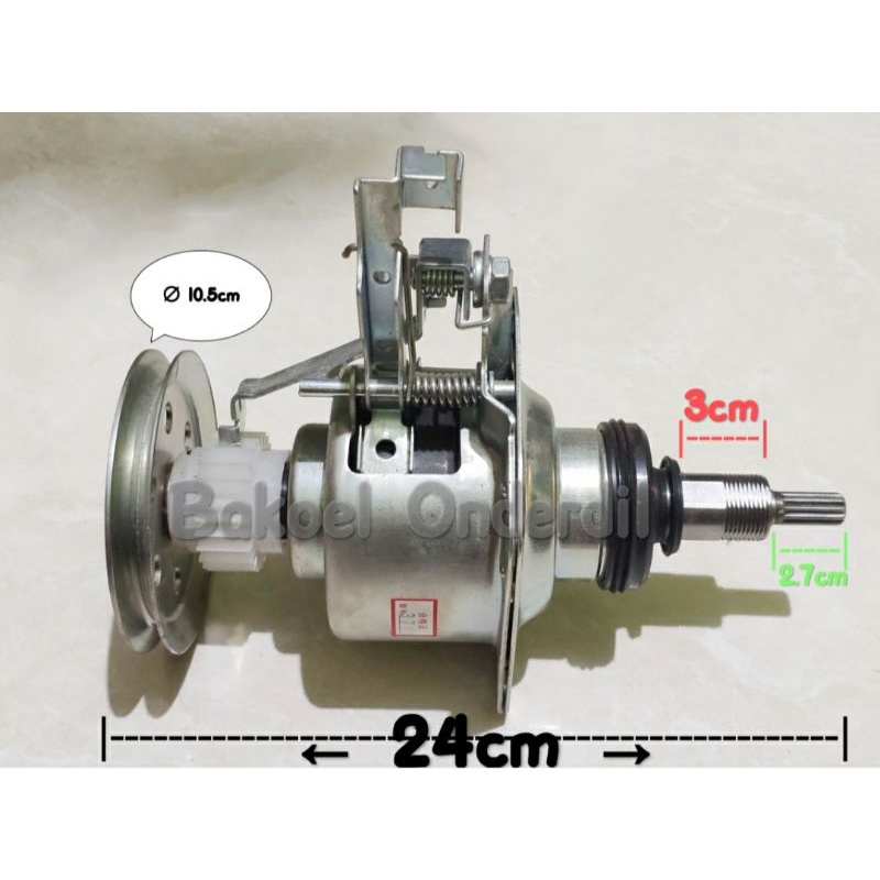GEAR BOX MESIN CUCI SHARP TOP LOADING SINGLE GEAR LEHER PENDEK