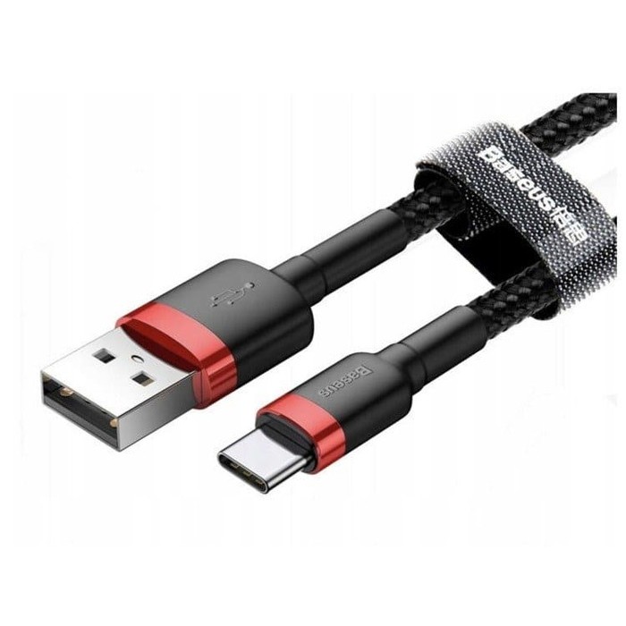 KABEL DATA CHARGING TYPE-C BASEUS CAFULE CABLE FOR TYPE-C 3A Fast charging 1M/2M