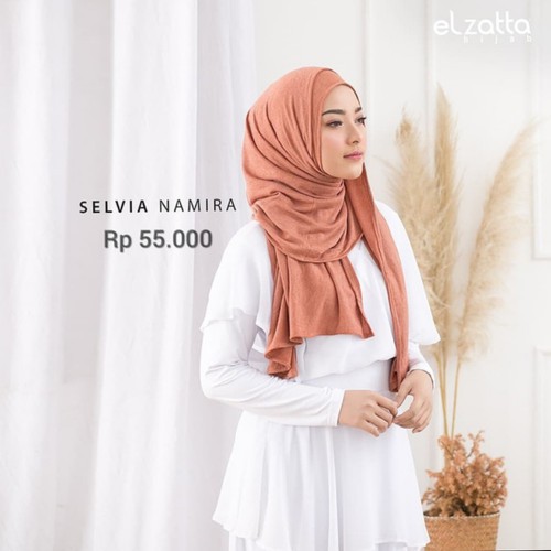 ELZATTA SELVIA NAMIRA / PASHMINA ELZATTA / SELENDANG ELZATTA / PASHIMINA KAOS