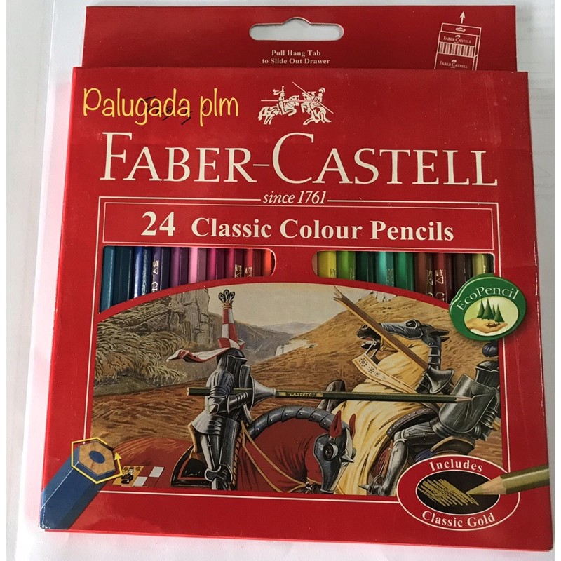 

Pensil Warna Kelir Kayu Faber Castell Classic 24 Warna Panjang