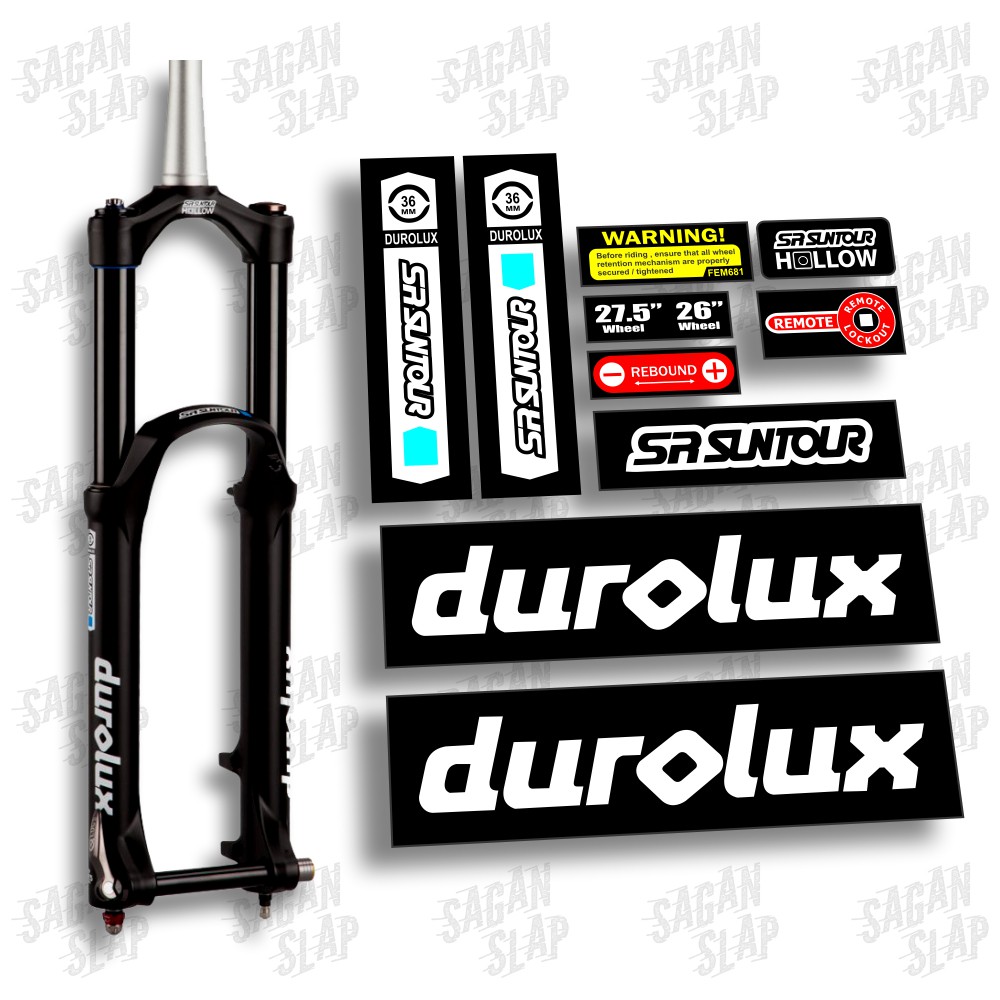 Stiker Durolux Sr Suntour Sticker Decal Fork Mtb Downhill