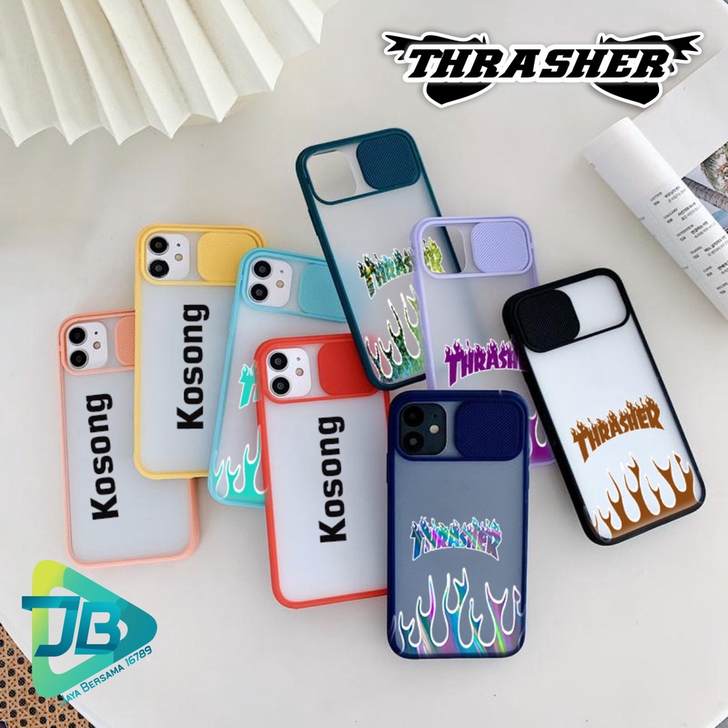 SOFTCASE SLIDE KAMERA THRASHER OPPO VIVO SAMSUNG XIAOMI REALME IPHONE ALL TYPE JB4854