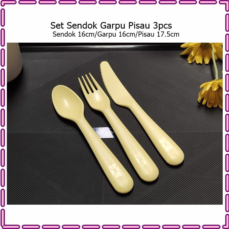 Barangunik2021-Sendok Garpu Pisau Makan Anak KALAS / Set Alat Makan Anak Aman - 1 pcs