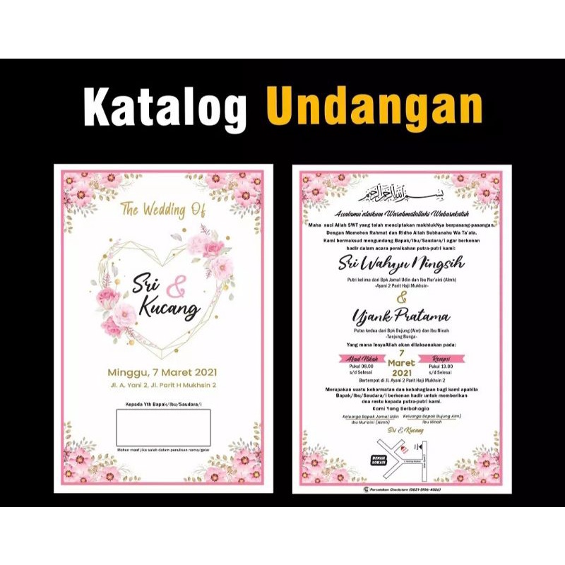 

Undangan Murah Warna Pink