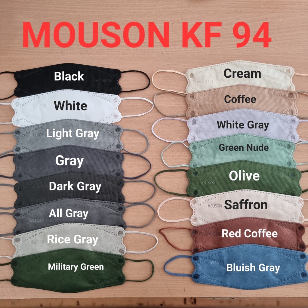 MASKER KF94 MOUSON ISI 10 PCS