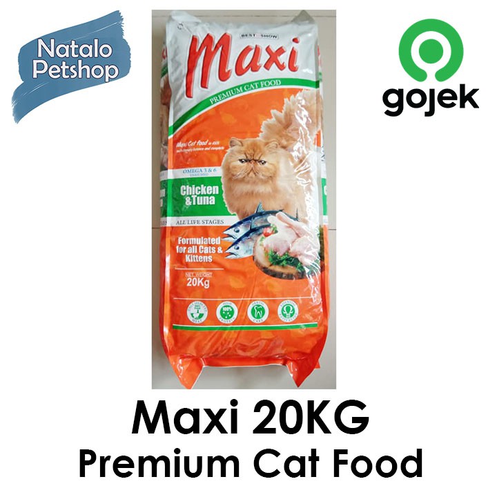 Maxi Cat Premium Cat Food 20KG GOJEK ONLY / Makanan Kucing / Pelet