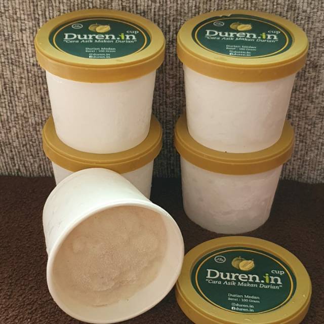 

Es durian medan. Durian cup