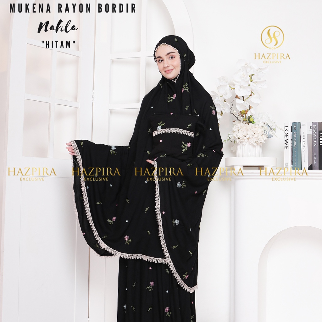 MUKENA BORDIR DEWASA RAYON NAHLA PREMIUM JUMBO