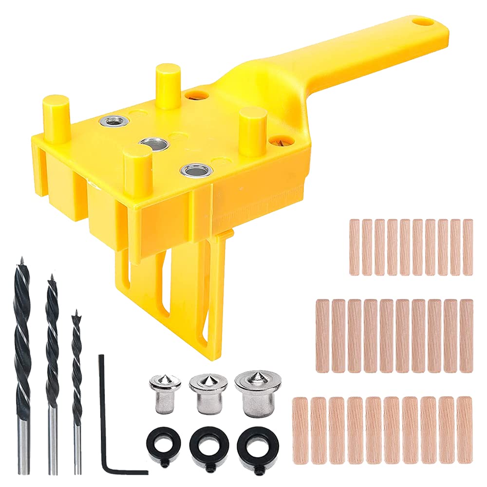 Dowelling JIG Adapter Bor Posisi Dowel Woodworking Joint