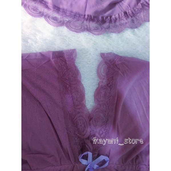 BAJU TIDUR JUMBO BIG SIZE SEXY BAJU HARAM SEXY BAJU DINAS DEPAN SUAMI BAJU DINAS MALAM SEXY LINGERIE COSPLAY SEXY PAKAIAN DALAM WANITA SEXY SLEEPWEAR JUMBO SEXY M L XL XXL XXXL LD 110 120 130-4