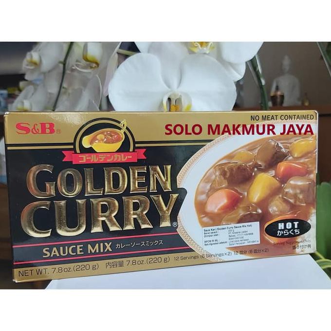 

[[BISA COD]] S&B Golden Curry 220 gr Black Hitam - Hot MURAH Kode 770