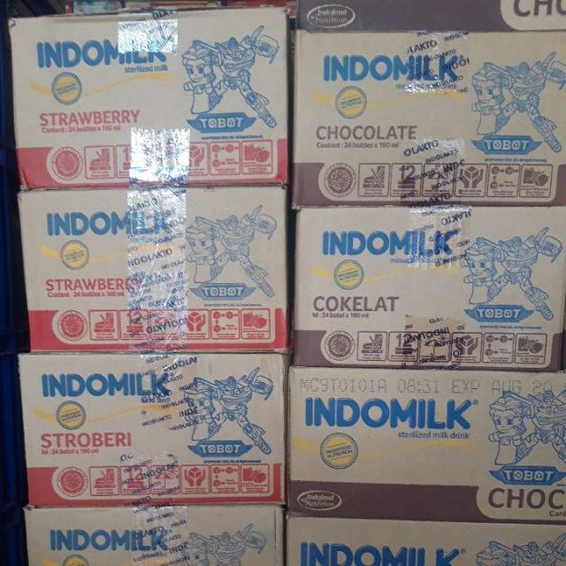 

Indomilk botol steril 190 ml isi 24 pcs/ctn