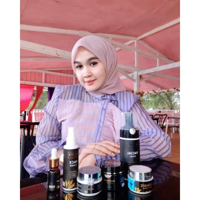 NANOTERA SKINCARE UNTUK PERAWATAN WAJAH,PEMBELIAN SEPAKET KOMPLIT FREE SERUM ANTIAGING DAN POUCH TAS NANOTERA)