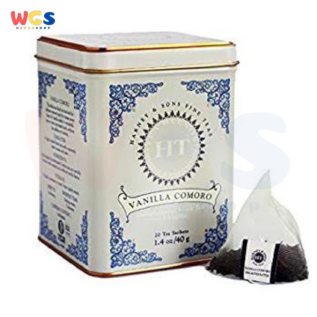 Harney &amp; Sons Teas Vanilla Comoro Decaffeinated 20 Sachets 40gr