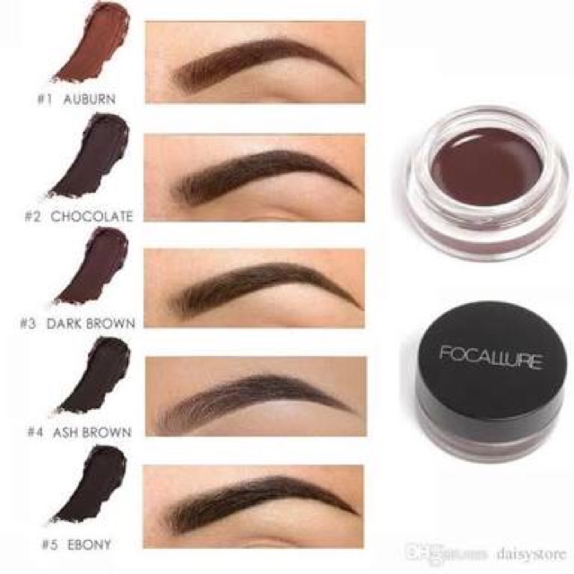 (READY &amp; ORI!) Focallure 5 Colors Eyebrow Pomade Gel Eyebrow Alis Cream FA23 FA 23 Tahan Lama Waterproof