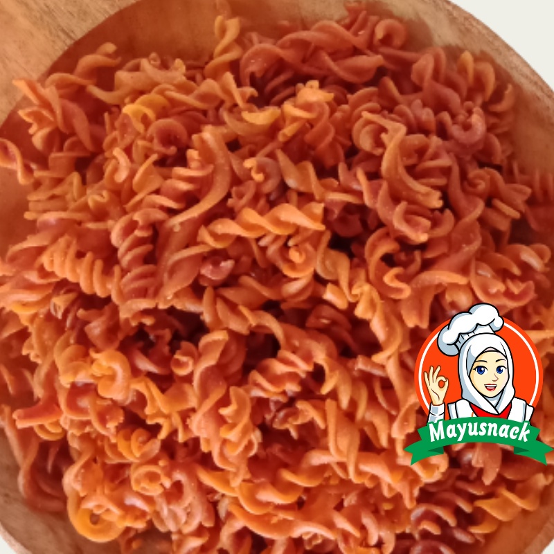 

Makaroni Spiral Pedas Daun Jeruk Kiloan 125gr