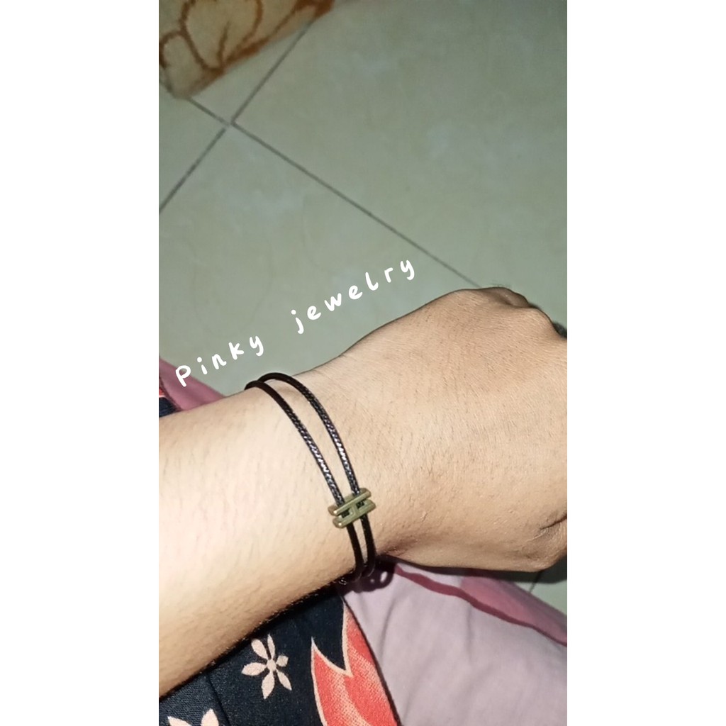 PART 1 ( A - T ) Gelang huruf/gelang inisial/gelang couple/gelang persahabatan/waterproof