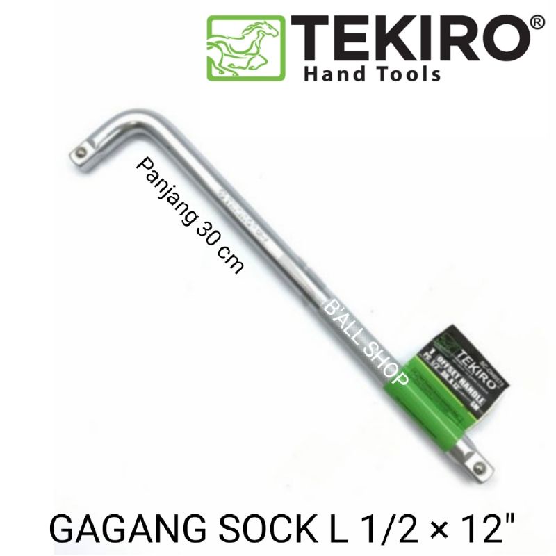 Gagang Sock L 1/2&quot; x 12&quot; Tekiro SC-OH 0575