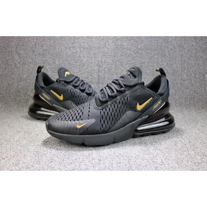 NIKE AIR MAX 270 "BLACK METAL" PREMIUM ORIGINAL / SEPATU NIKE HITAM