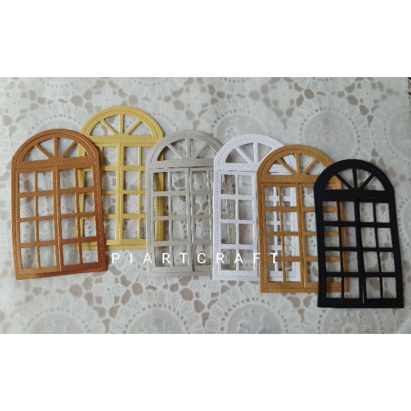 

Frame Window Jendela - Dies cut / cut dies DIY Scrapbook / Journal / Diary /BuJo