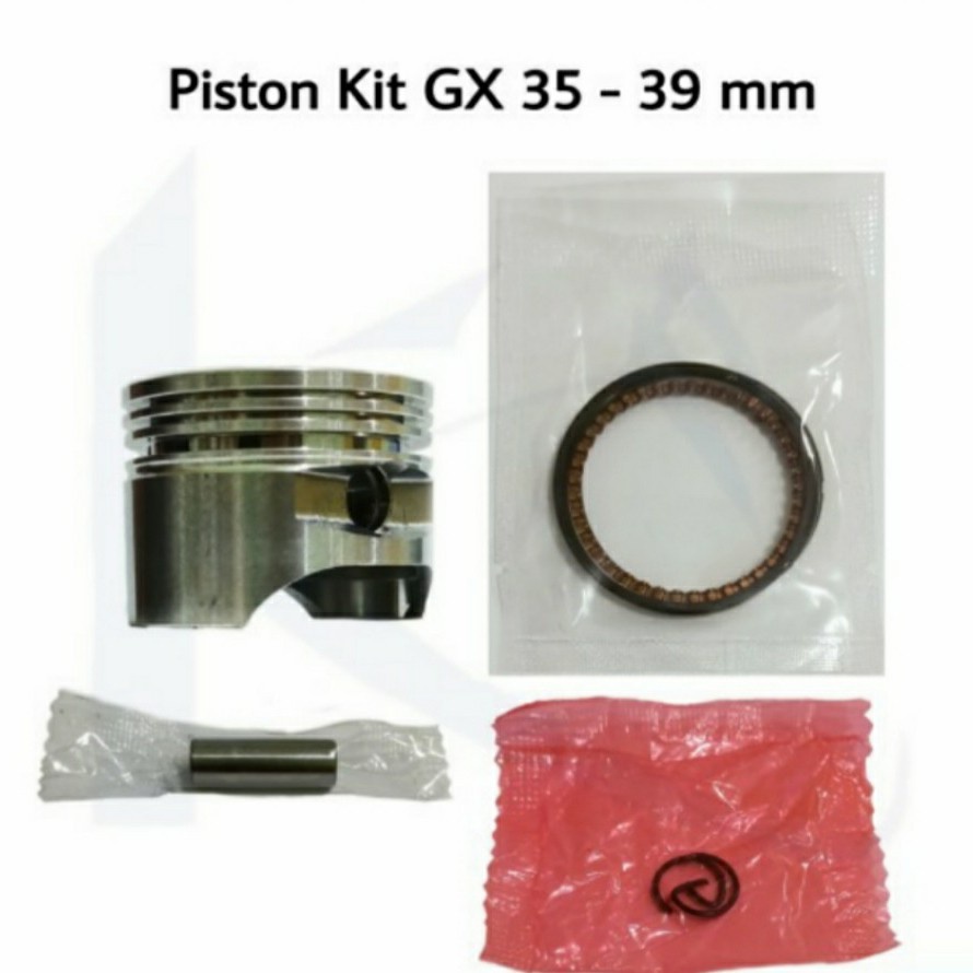 seher mesin potong rumput 4 tak Gx35 39mm piston Gx 35