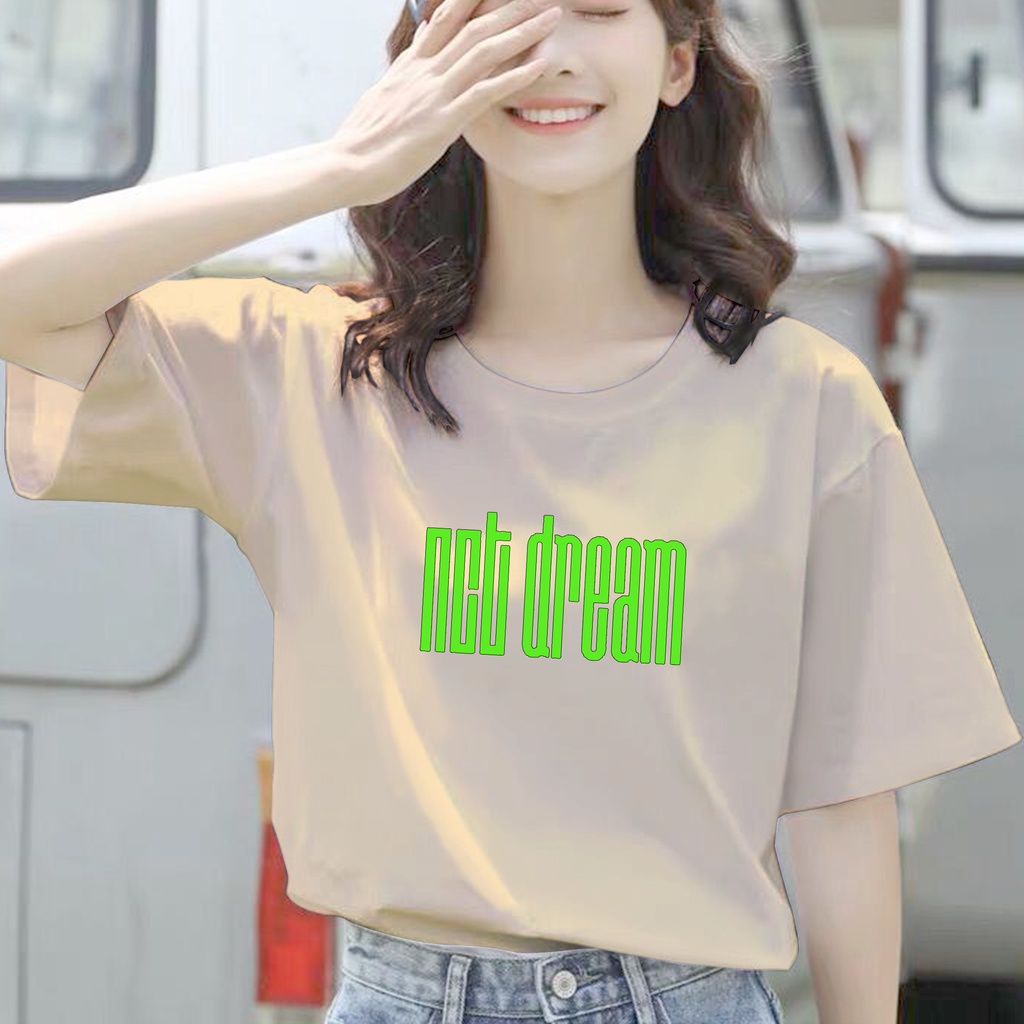 CALVIERO SHOP - BAJU KAOS ATASAN WANITA PRINT LOGO NCT DREAM