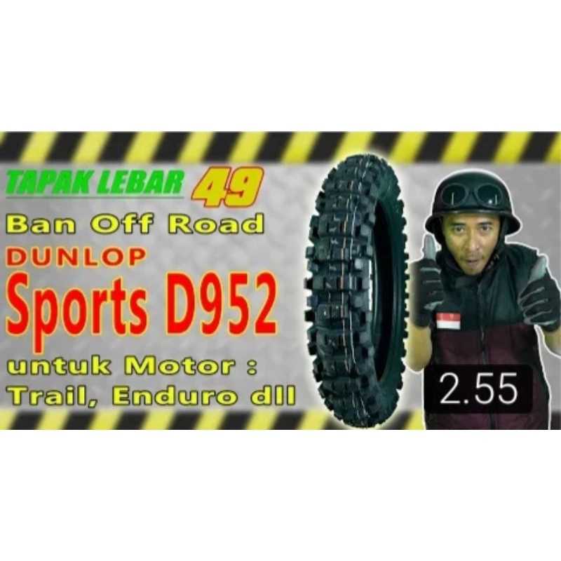 Ban DUNLOP D952 Ring 14, 16, 17, 18, 19 Ban Offroad Motor Cross Enduro Trail Trial Terabas dll