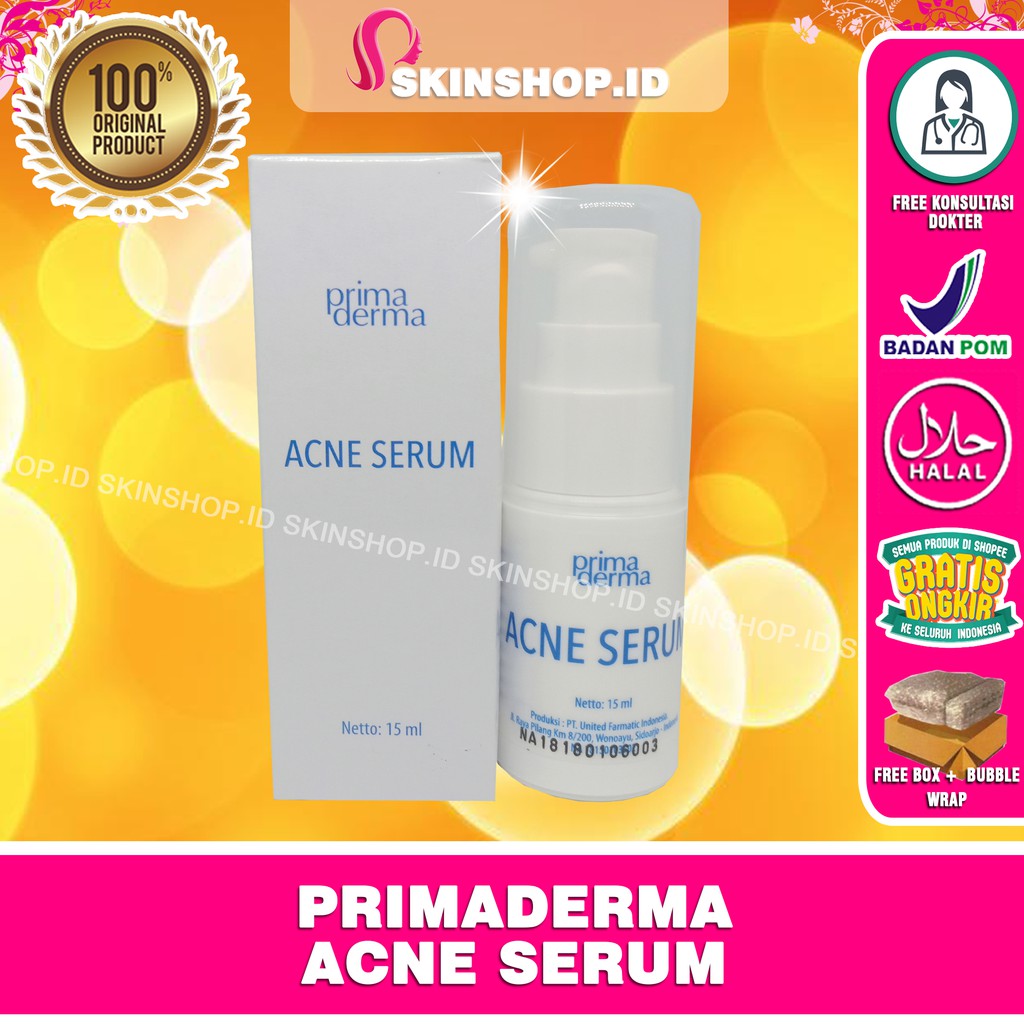 [STOK TERBARU] Primaderma Acne Serum 15ml Original / Serum Penyembuh Jerawat BPOM Aman