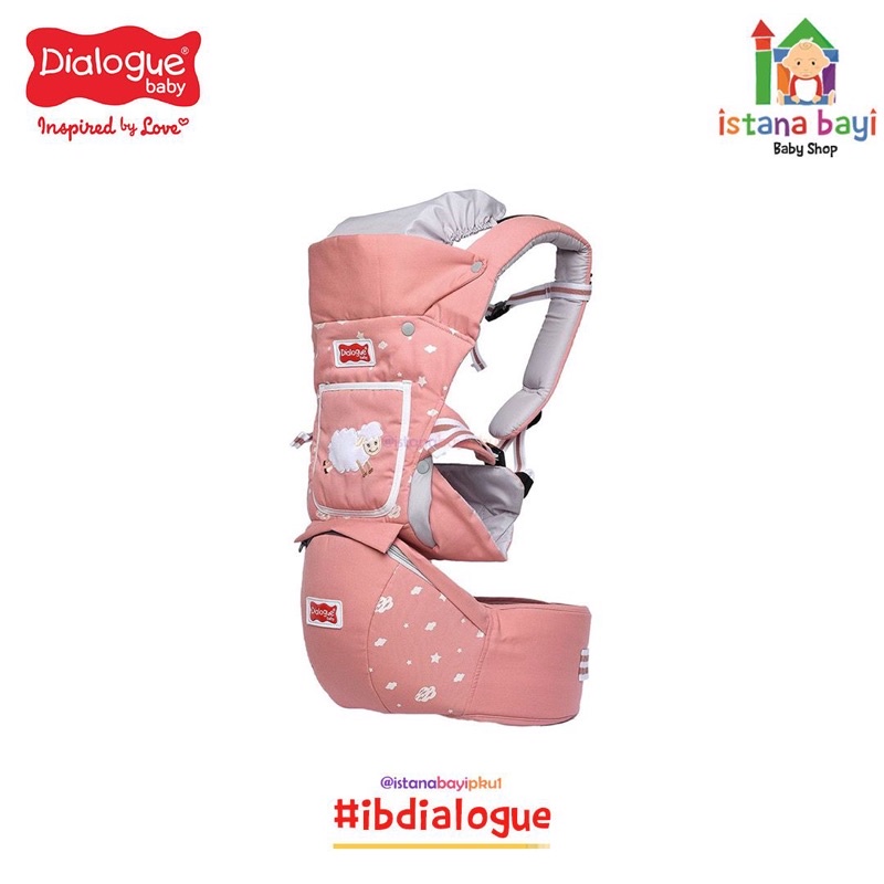 Dialogue Baby Hipseat And Carrier 10in1 Baby Sheep Series DGG4317