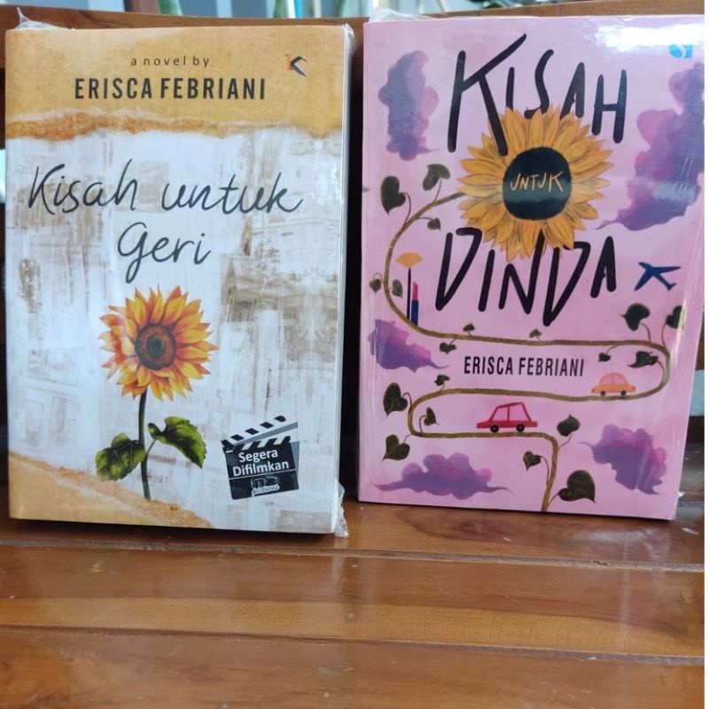 1 PAKET 2 NOVEL KISAH UNTUK GERI DAN KISAH UNTUK DINDA KERTAS BOOKPAPER