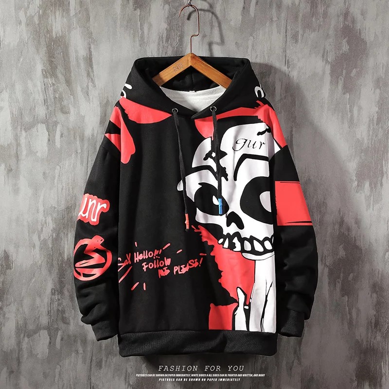 ( 1KG BISA 4PCS ) Sweater Hoodie Pria Aldous Bahan Fleece Tebal Ukuran M-L