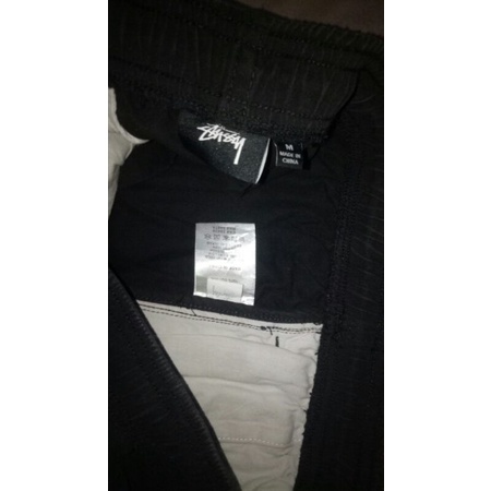 STUSSY BRUSHED BEACH PANT BLACK
