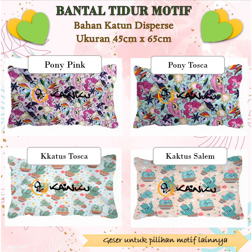 BANTAL TIDUR KEPALA DAN BANTAL SOFA