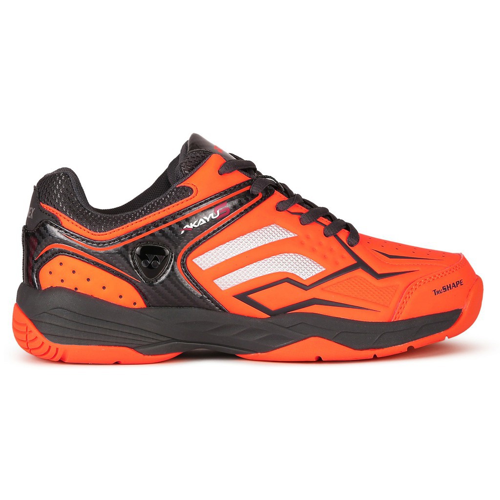  SEPATU  BADMINTON BULUTANGKIS YONEX  AKAYU S ORANGE GREY 