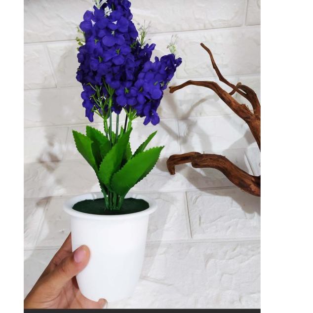 ❂ SNAPDRAGON Pot Fancy Bulat Hiasan Meja Sudut Dekorasi Rumah Cantik - ungu tua pot pu ❄