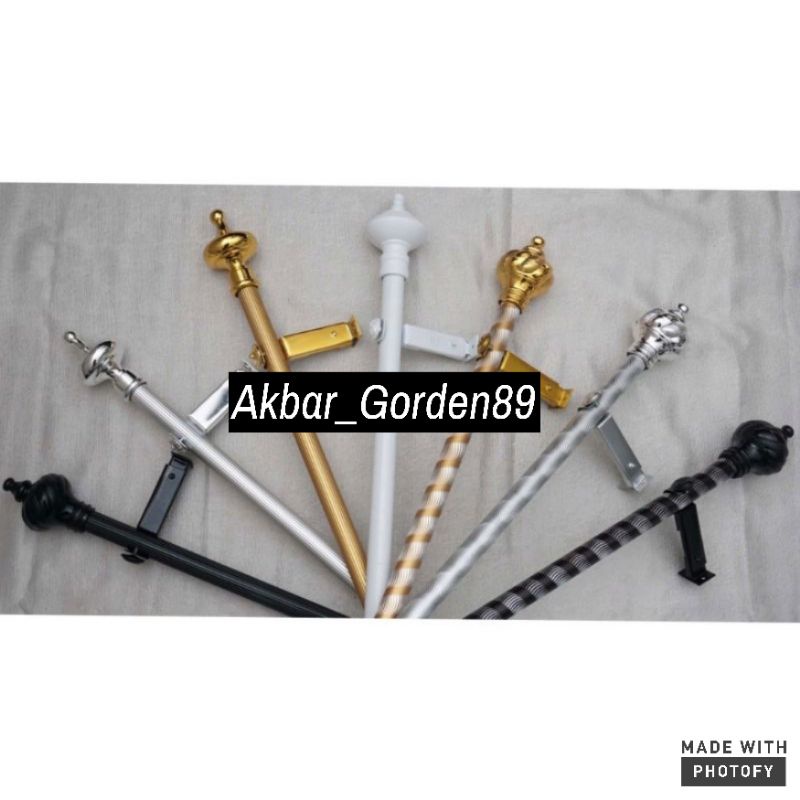 Batang Gorden/besi gorden/tiang gorden full Sett