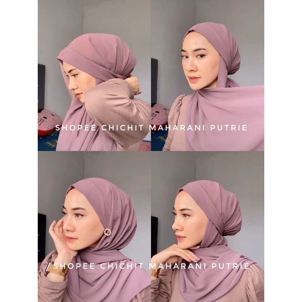 PASHMINA INSTAN PASHMINA MELAYU 3IN1