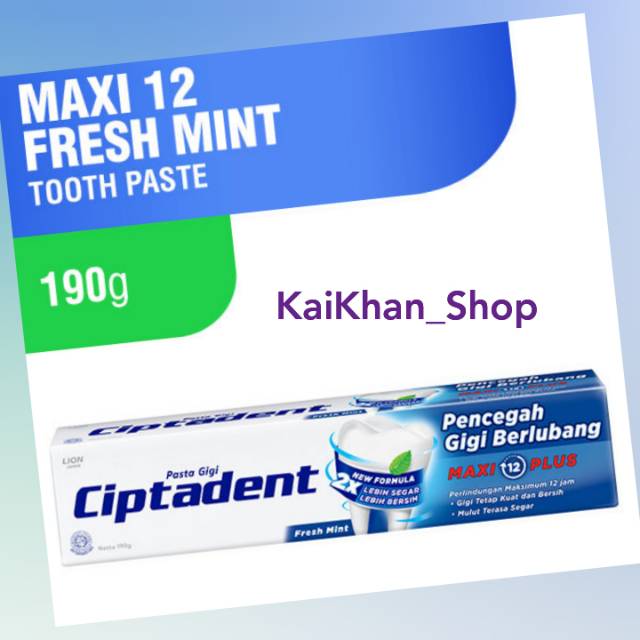 CIPTADENT Toothpaste Tube - 190gr