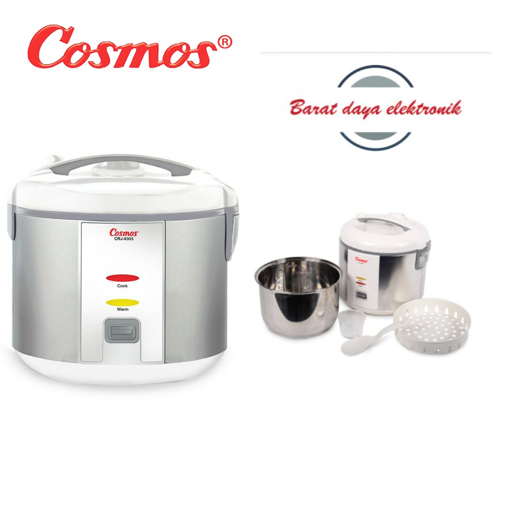 Cosmos Magic Com CRJ9303 – Magic Com 2 Liter Stainless Steel