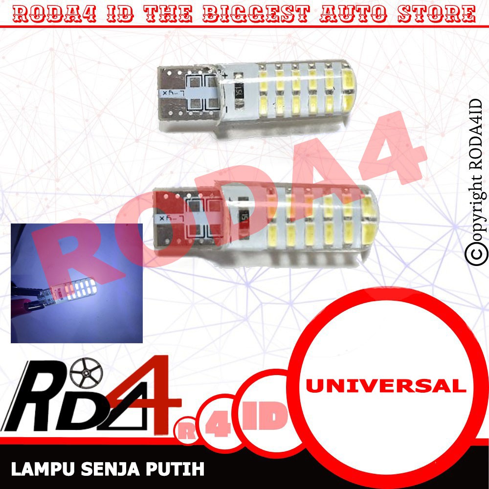 Lampu Senja / kecil mobil Model tancap LED Putih