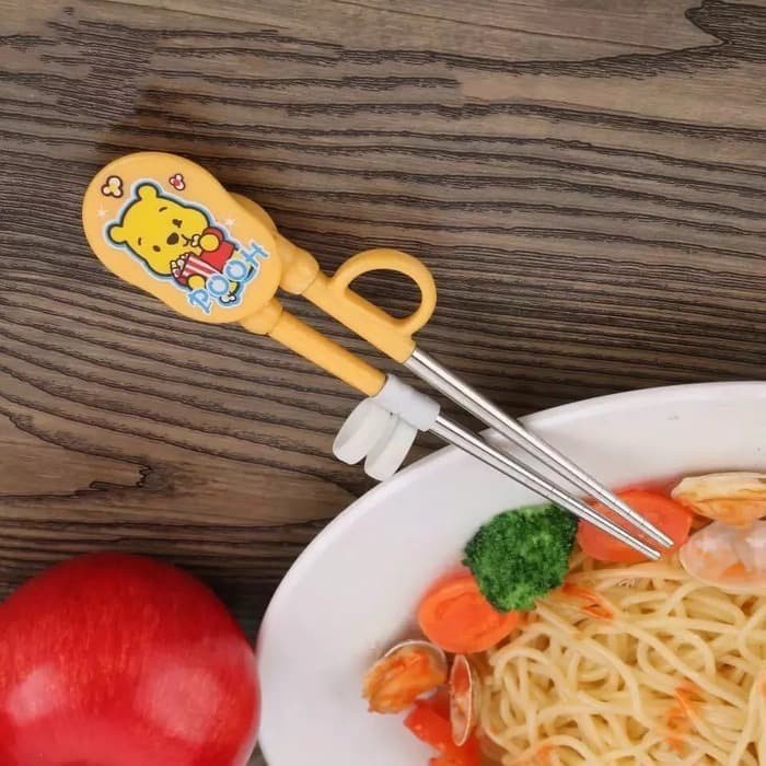 CHOPSTICKS CHILD SUMPIT ANAK KIDS ALAT BELAJAR MAKAN KARAKTER LUCU NEW