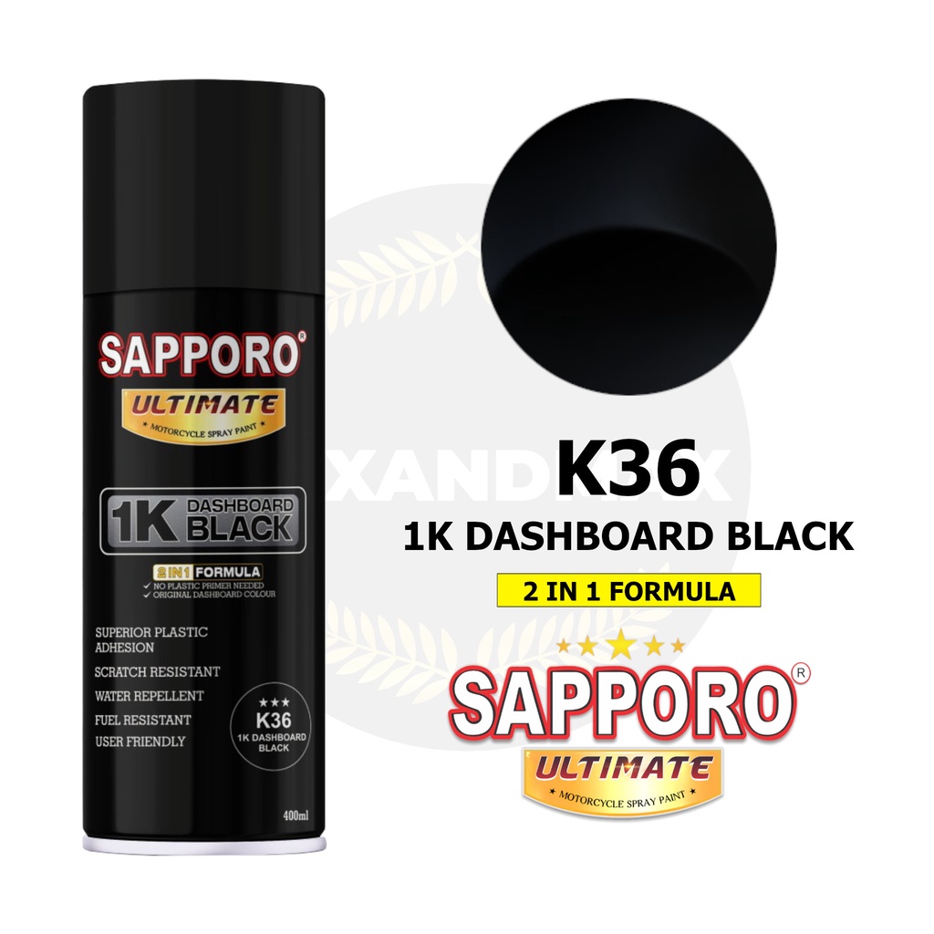 SAPPORO ULTIMATE 1K Dashboard Black K36 400 ml