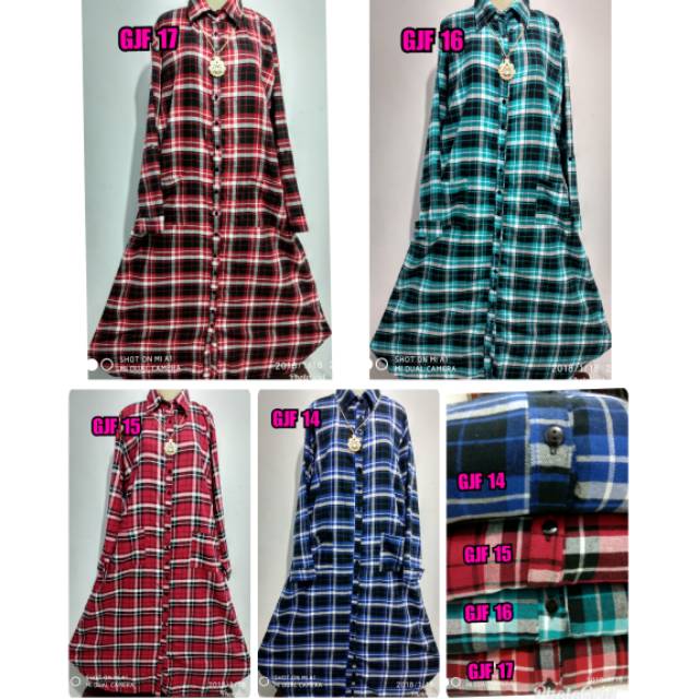 Gamis flanel jumbo/gamis kotak kotak/maxi kotak/gamis jumbo/maxi jumbo/long dres/gamis kotak jumbo