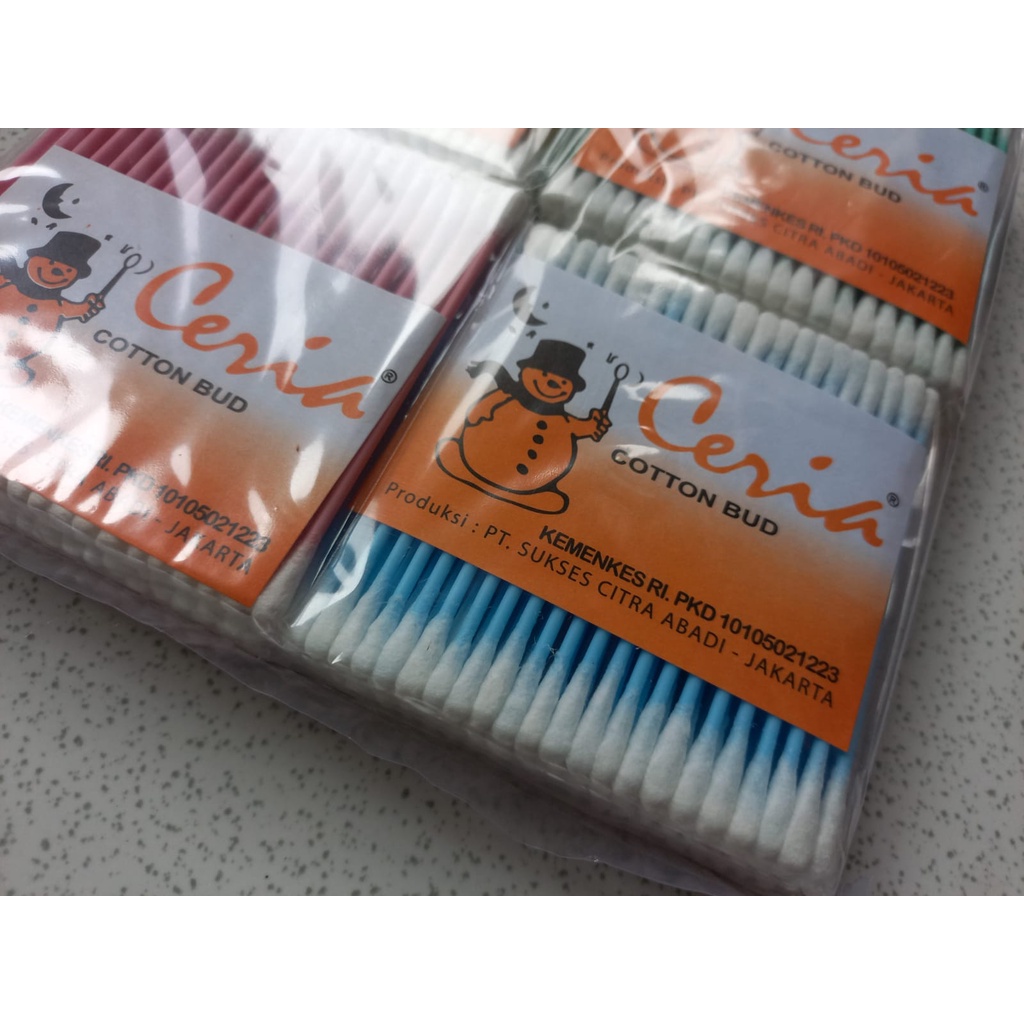 Korek Kuping Pembersih Telinga Bayi Cotton Buds Baby Ceria Isi 45 Cotton Bud Anak