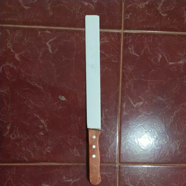 Pisau Roti 2 Sisi Gagang Kayu 10