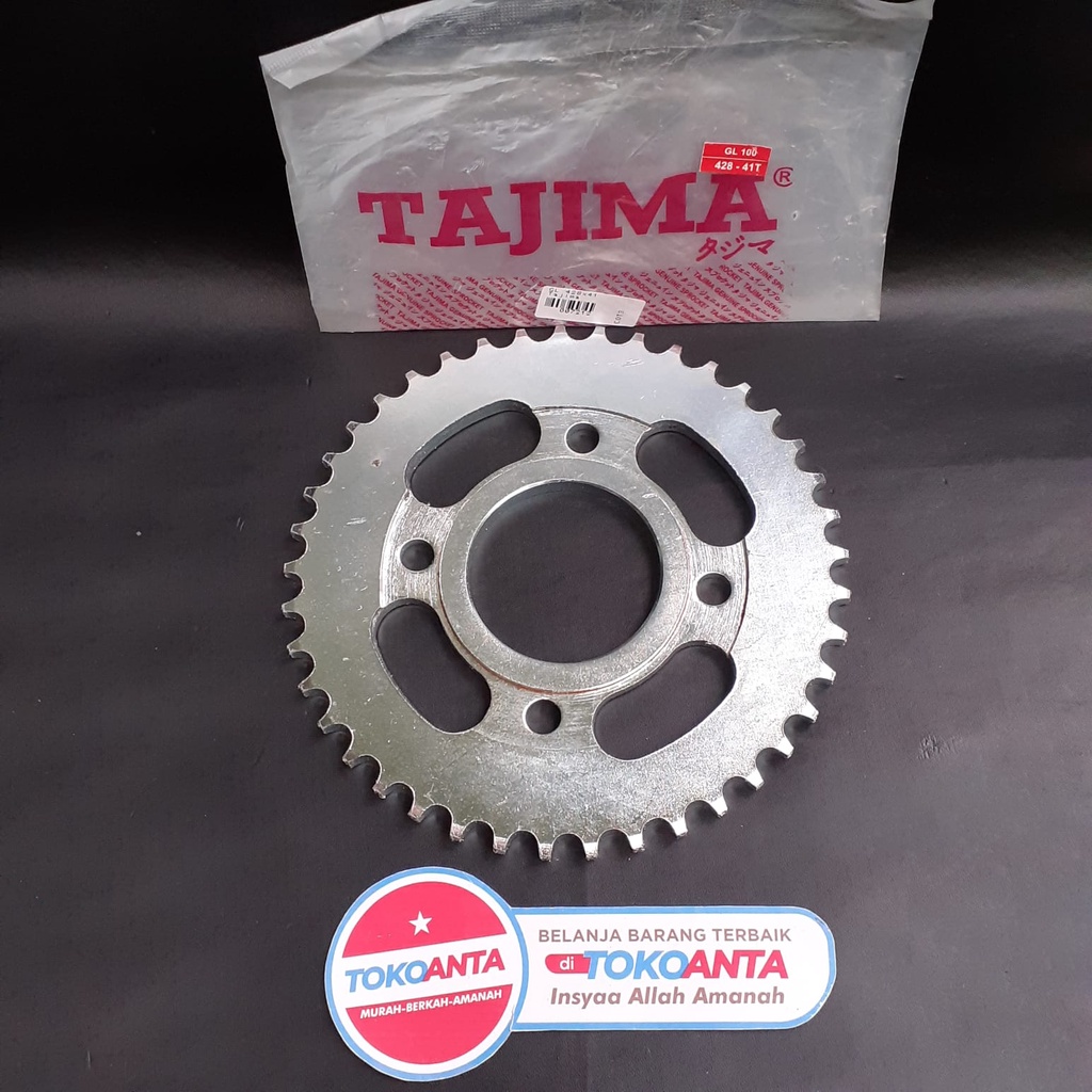 Merk Campur Gir Gear Belakang Motor Honda GL Pro Max Neotech Neotek 100 Mega Pro Tiger 428 30 31 32 