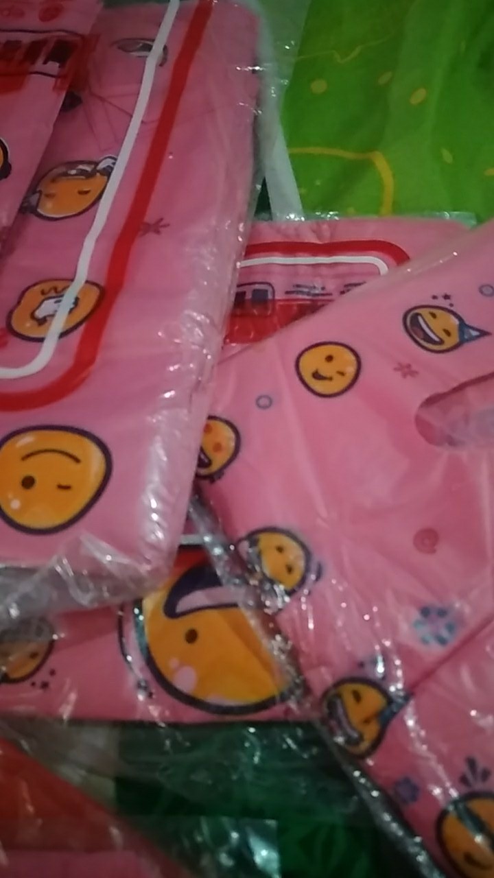 [50pcs] Plastik Packing Olshop Kantong Kresek Ramah Lingkungan Motif Smile 15x31 Cm