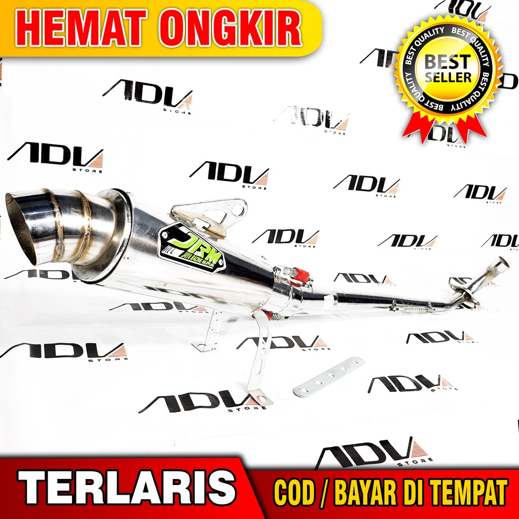 KNALPOT JRM JUPITER Z Z1 VEGA R ZR SUPRA X FIT 110 SMASH SHOGUN ASTREA GRAND C70 REVO LAMA