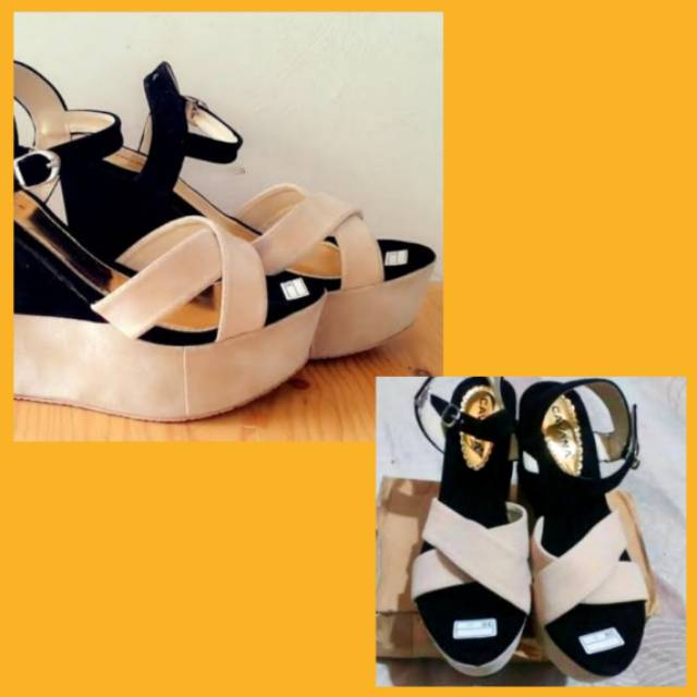 SANDAL WEDGES WANITA SENDAL WEDGES WANITA TINGGI IMPORT